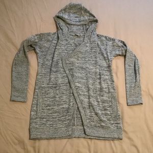 Athleta Cozy Heathered Gray Hoodie